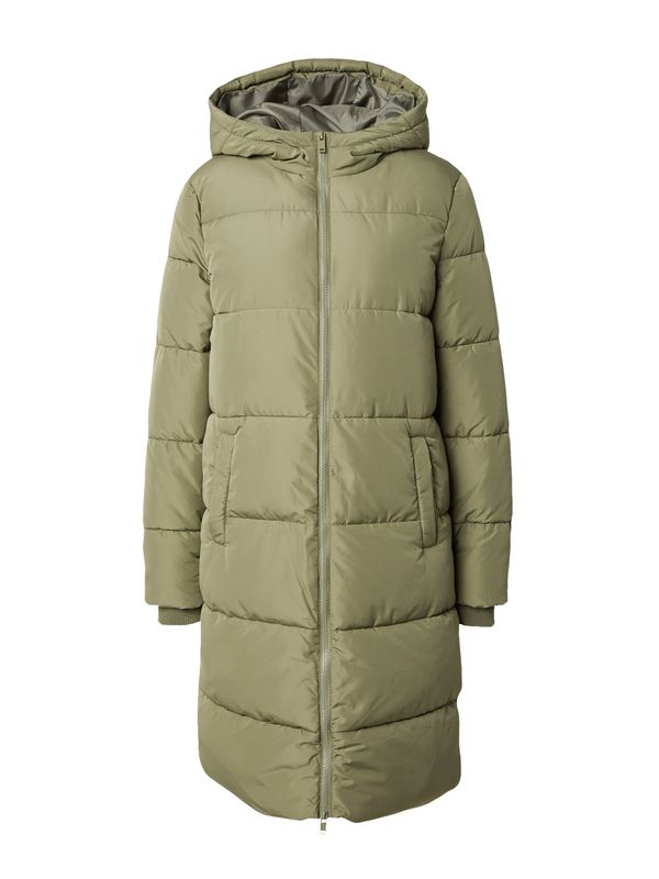 PIECES PIECES Zimski plašč 'Bee'  kaki