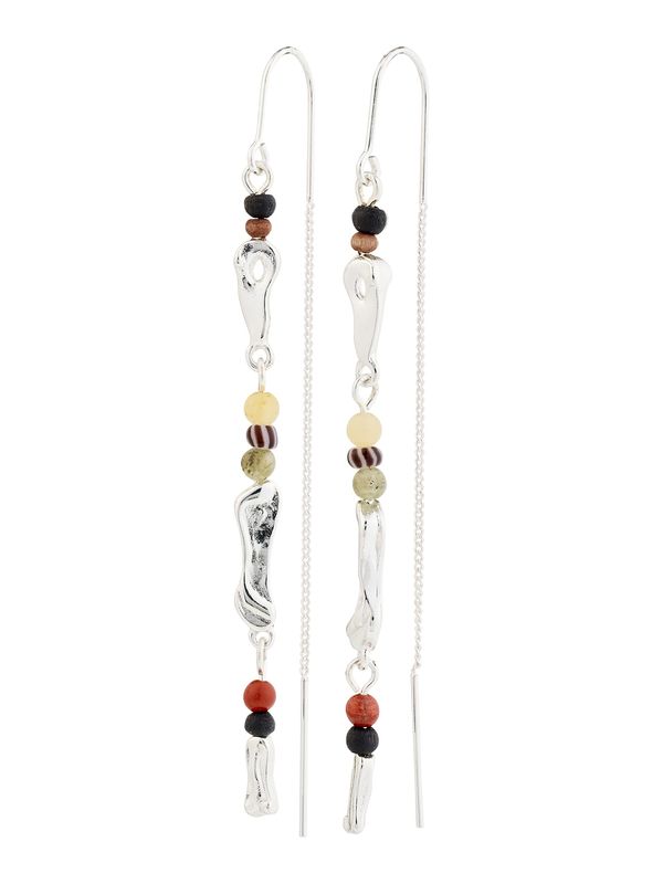 Pilgrim Pilgrim Uhani ' Dawn '  mešane barve / srebrna