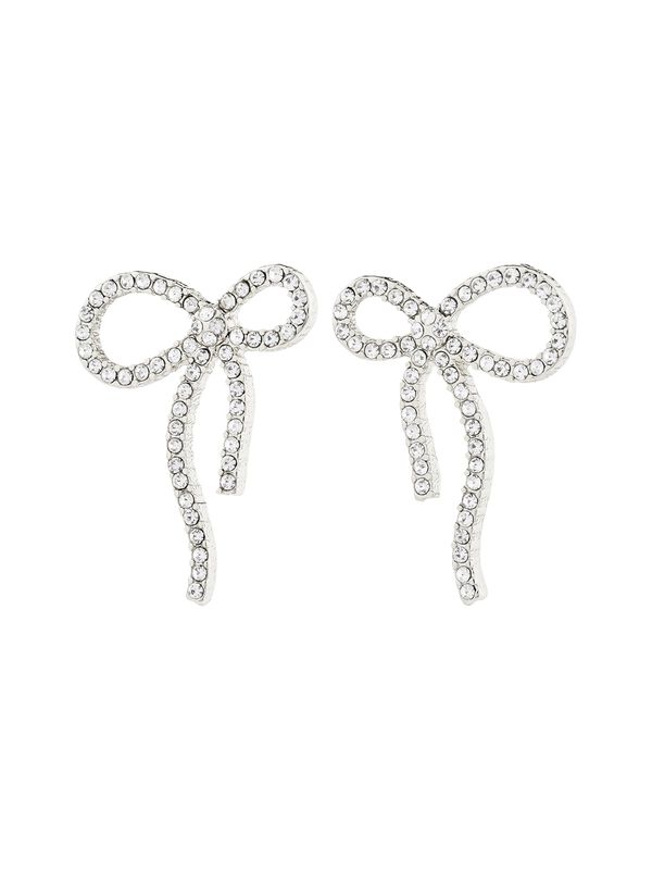 Pilgrim Pilgrim Uhani 'Jolanta'  srebrna / transparentna