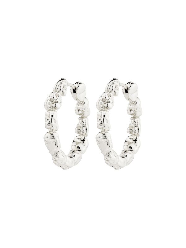 Pilgrim Pilgrim Uhani 'Tide'  srebrna