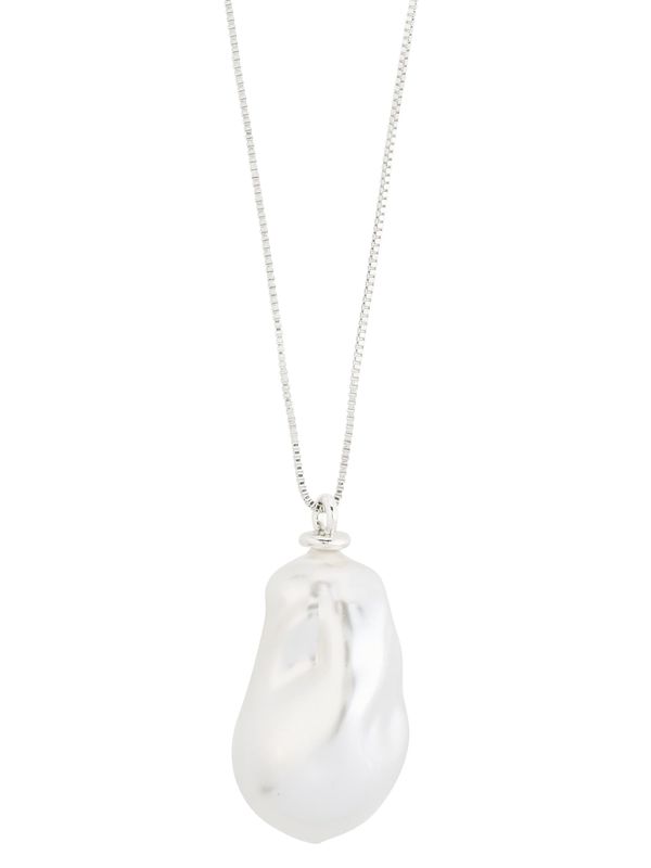 Pilgrim Pilgrim Verižica 'Sky'  srebrna / bela