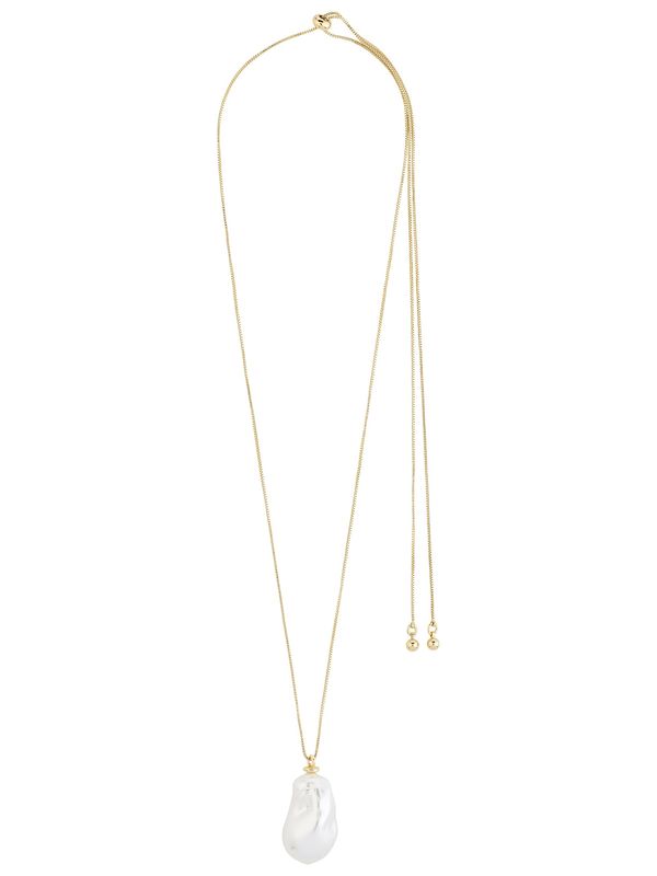 Pilgrim Pilgrim Verižica 'Sky'  zlata / biserno bela