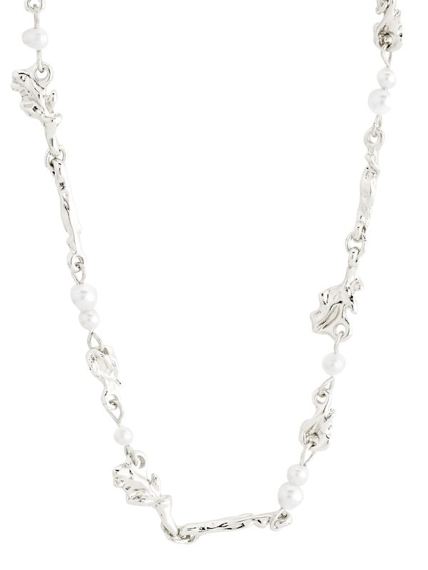 Pilgrim Pilgrim Verižica  srebrna / bela