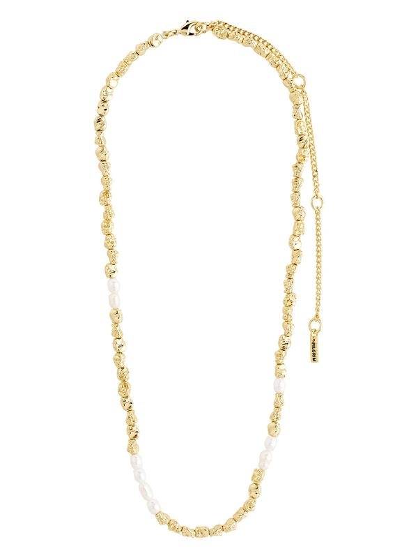 Pilgrim Pilgrim Verižica 'Tide'  zlata / biserno bela