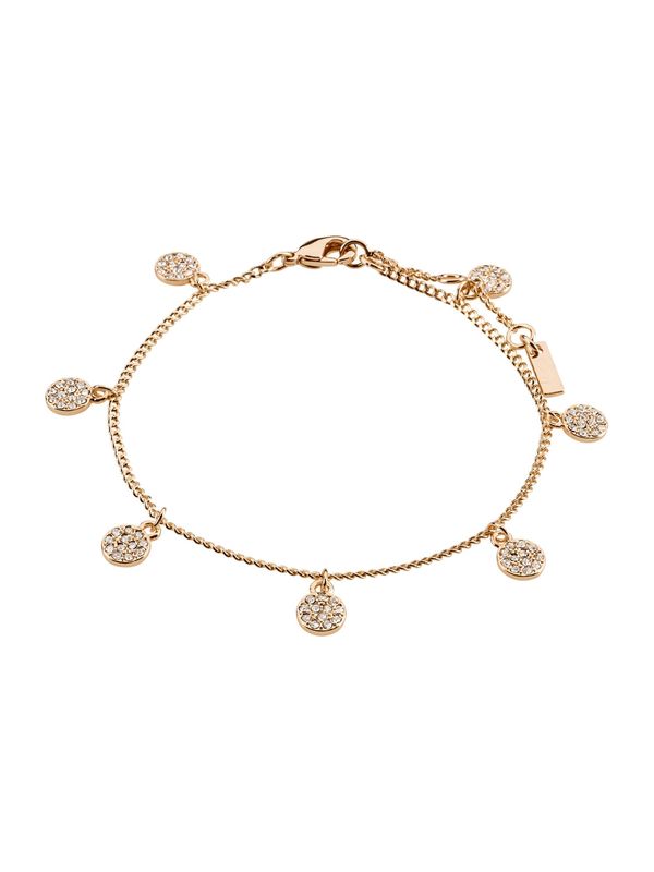 Pilgrim Pilgrim Zapestnica 'CHAYENNE'  rožnato zlata / transparentna