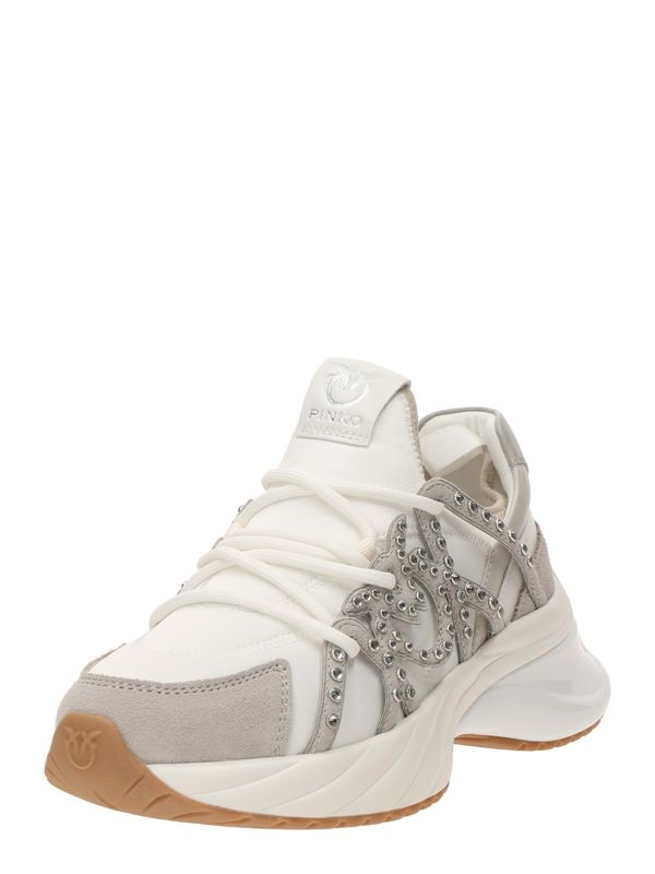 PINKO PINKO Nizke superge 'ARIEL 16'  greige / bela