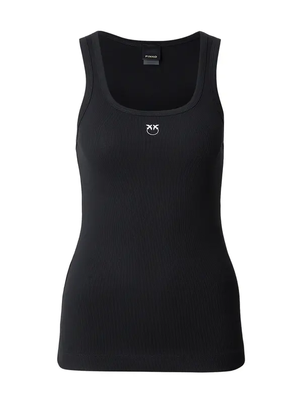 PINKO PINKO Top 'CALCOLATORE'  črna