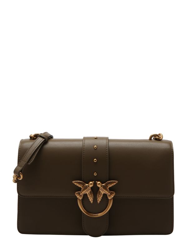 PINKO PINKO Torba za čez ramo 'LOVE ONE CLASSIC'  oliva