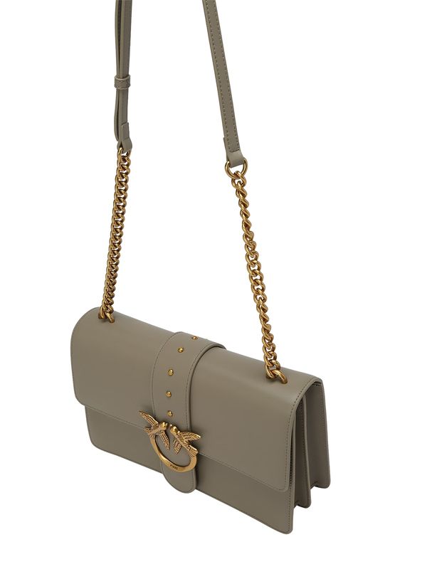 PINKO PINKO Torba za čez ramo 'Love One'  temno siva