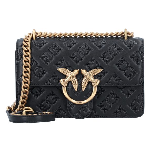 PINKO PINKO Torba za čez ramo 'Love One'  zlata / črna