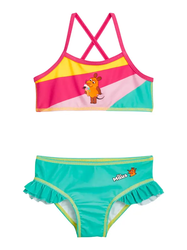 PLAYSHOES PLAYSHOES Bikini  rumena / zelena / roza / svetlo roza