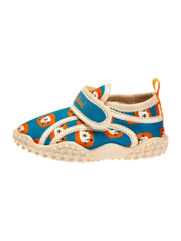 PLAYSHOES PLAYSHOES Čevelj za na plažo/kopanje 'Dschungel'  kremna / petrol / oranžna