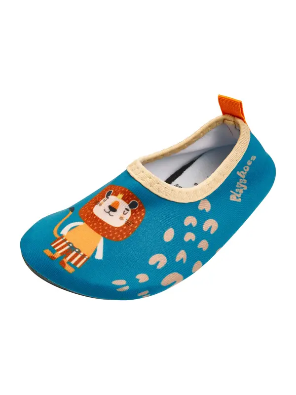 PLAYSHOES PLAYSHOES Čevelj za na plažo/kopanje 'Dschungel'  petrol / oranžna / temno oranžna