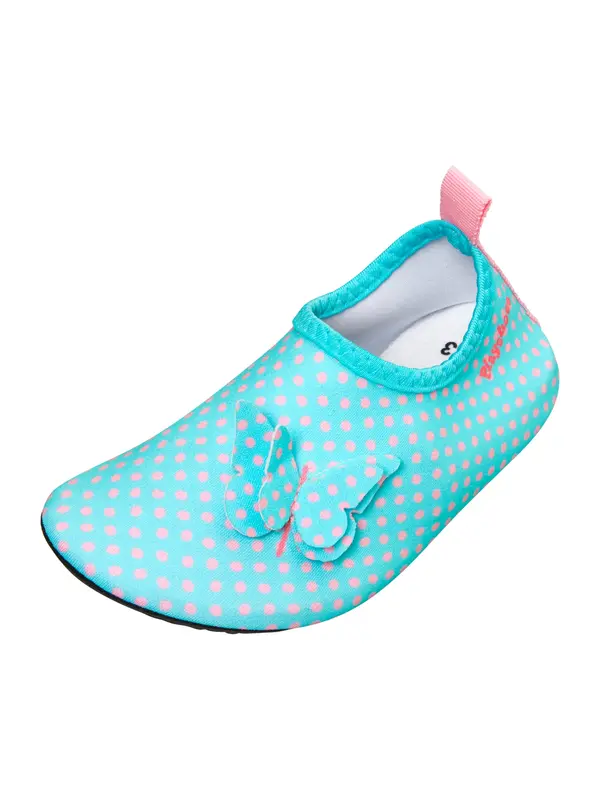 PLAYSHOES PLAYSHOES Čevelj za na plažo/kopanje 'Schmetterlinge'  nebeško modra / roza