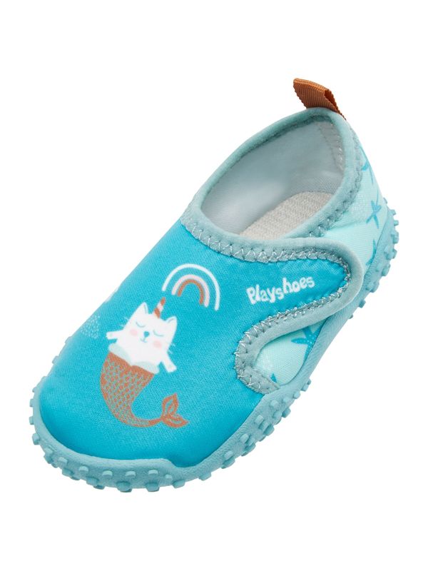 PLAYSHOES PLAYSHOES Čevelj za na plažo/kopanje  turkizna / rjava / meta / bela