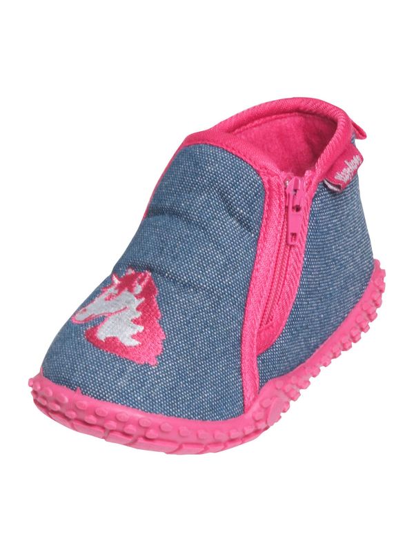 PLAYSHOES PLAYSHOES Copat 'Einhorn'  moder denim / temno roza