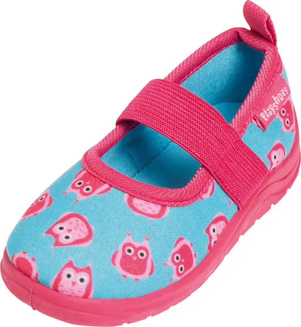 PLAYSHOES PLAYSHOES Copat 'Eulen'  turkizna / roza