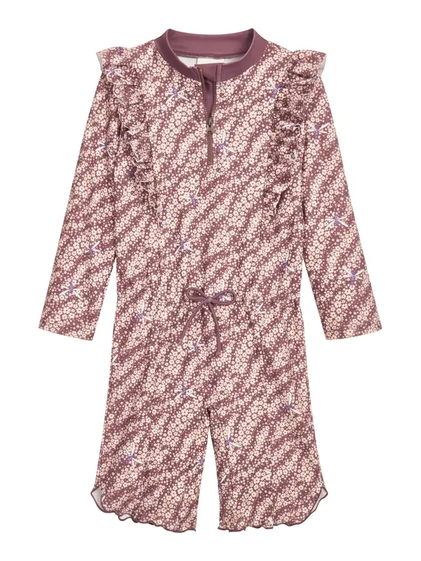 PLAYSHOES PLAYSHOES Enodelne kopalke  vijolično modra / jagoda / rdeča / bela