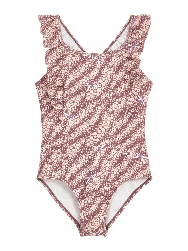 PLAYSHOES PLAYSHOES Enodelne kopalke  zlato-rumena / lila / mauve / bela
