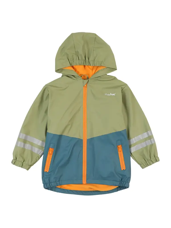 PLAYSHOES PLAYSHOES Funkcionalna jakna  petrol / pastelno zelena / oranžna / srebrna