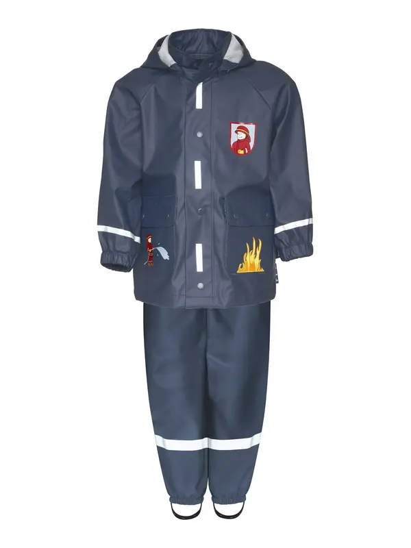PLAYSHOES PLAYSHOES Funkcionalna obleka 'Feuerwehr'  marine / temno rumena / srebrno-siva / rdeča