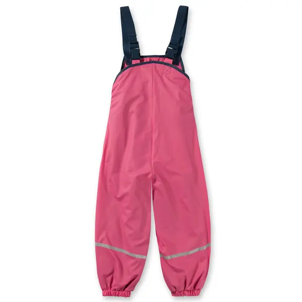 PLAYSHOES PLAYSHOES Hlače z naramnicami  roza / črna