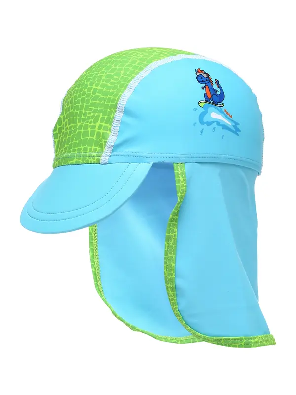 PLAYSHOES PLAYSHOES Kape 'Dino'  turkizna / kivi / svetlo zelena