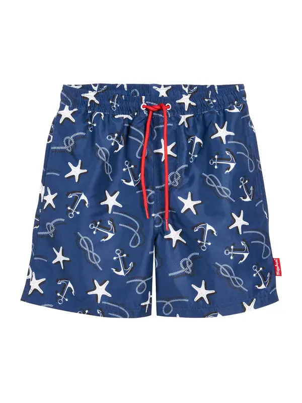PLAYSHOES PLAYSHOES Kratke kopalne hlače  marine / črna / bela