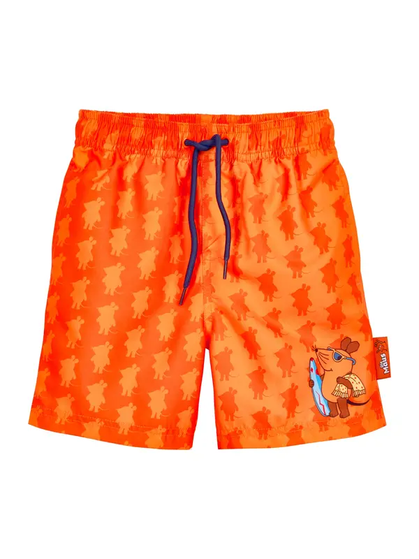 PLAYSHOES PLAYSHOES Kratke kopalne hlače  svetlo modra / oranžna / temno oranžna