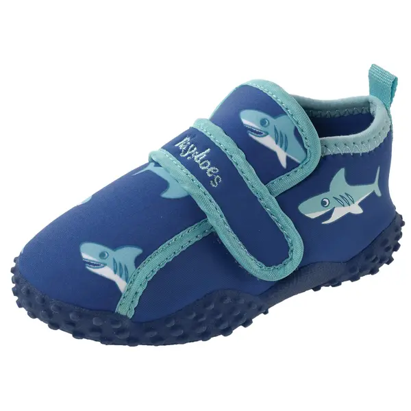 PLAYSHOES PLAYSHOES Nizki čevelj 'HAI'  modra / voda / bela
