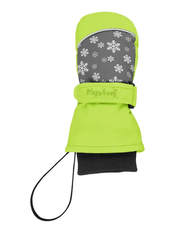 PLAYSHOES PLAYSHOES Rokavice  siva / svetlo zelena / črna / bela