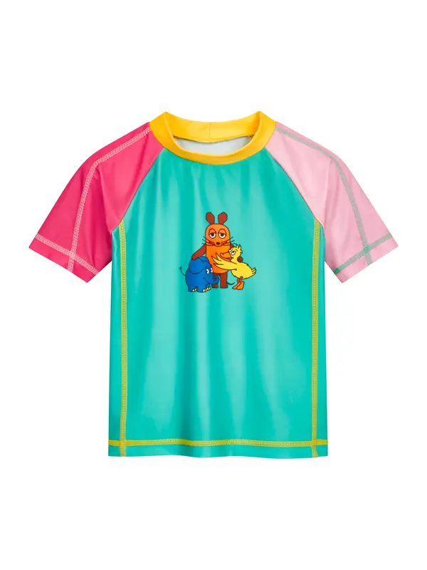 PLAYSHOES PLAYSHOES UV-zaščita 'Die Maus Freunde'  rumena / neonsko zelena / oranžna / roza