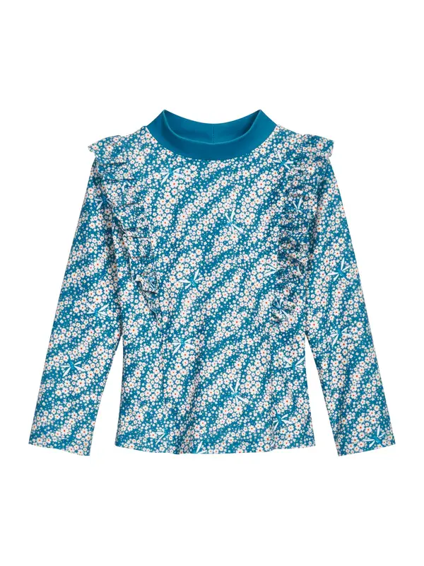 PLAYSHOES PLAYSHOES UV-zaščita  petrol / oranžna / off-bela