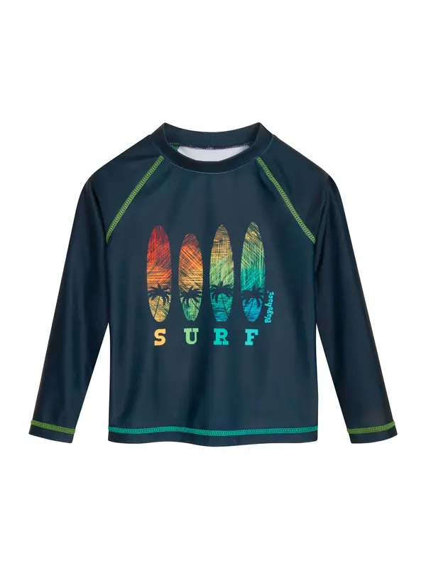 PLAYSHOES PLAYSHOES UV-zaščita 'Surf'  marine / voda / svetlo zelena / oranžna