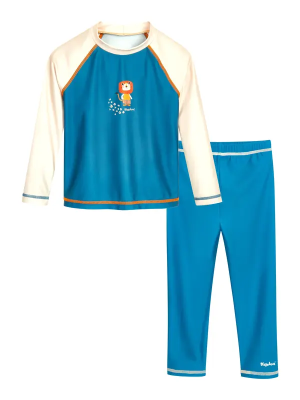PLAYSHOES PLAYSHOES UV-zaščita  svetlo bež / petrol / temno oranžna