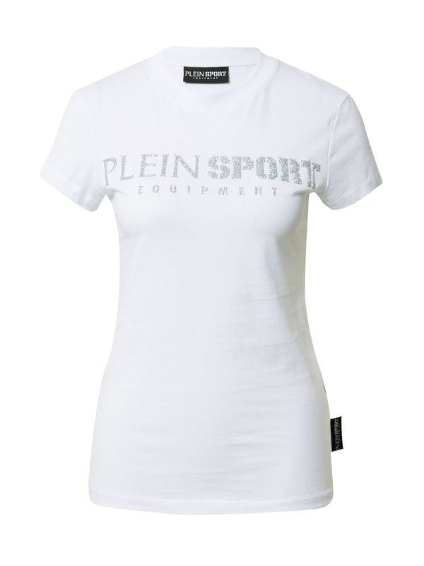 Plein Sport Plein Sport Majica  srebrna / bela