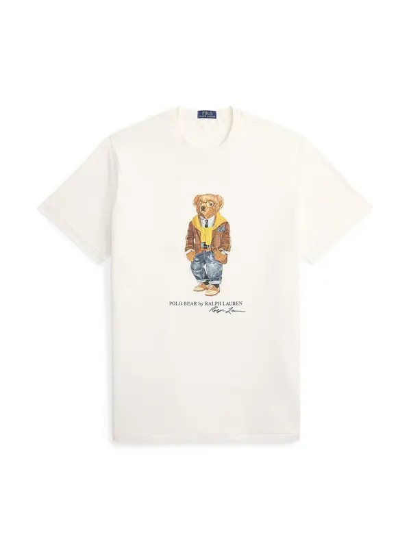 Polo Ralph Lauren Big & Tall Polo Ralph Lauren Big & Tall Majica  kremna / moder denim / rjava / kari