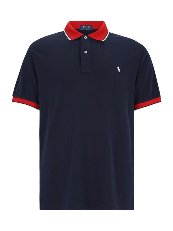 Polo Ralph Lauren Big & Tall Polo Ralph Lauren Big & Tall Majica  marine / rdeča / bela
