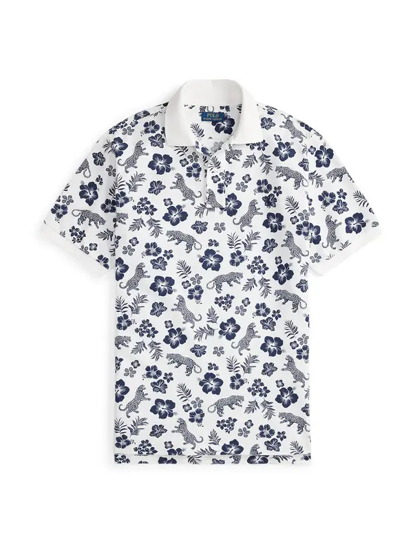 Polo Ralph Lauren Big & Tall Polo Ralph Lauren Big & Tall Majica  modra / bela