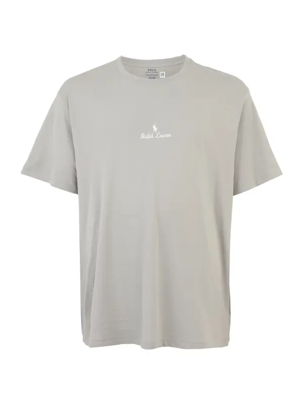 Polo Ralph Lauren Big & Tall Polo Ralph Lauren Big & Tall Majica  siva / bela