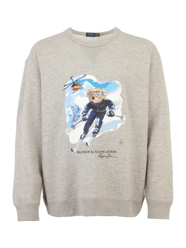 Polo Ralph Lauren Big & Tall Polo Ralph Lauren Big & Tall Majica  svetlo modra / temno modra / pegasto siva / bela