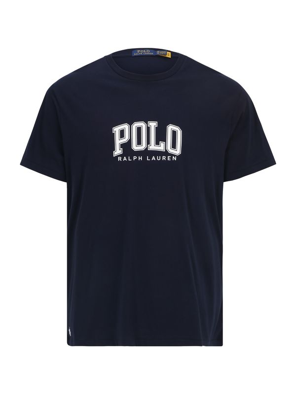 Polo Ralph Lauren Big & Tall Polo Ralph Lauren Big & Tall Majica  temno modra / bela