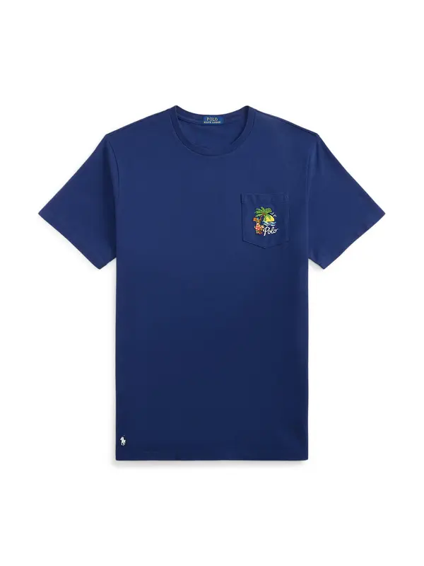 Polo Ralph Lauren Big & Tall Polo Ralph Lauren Big & Tall Majica  temno modra / rjava / rumena / zelena