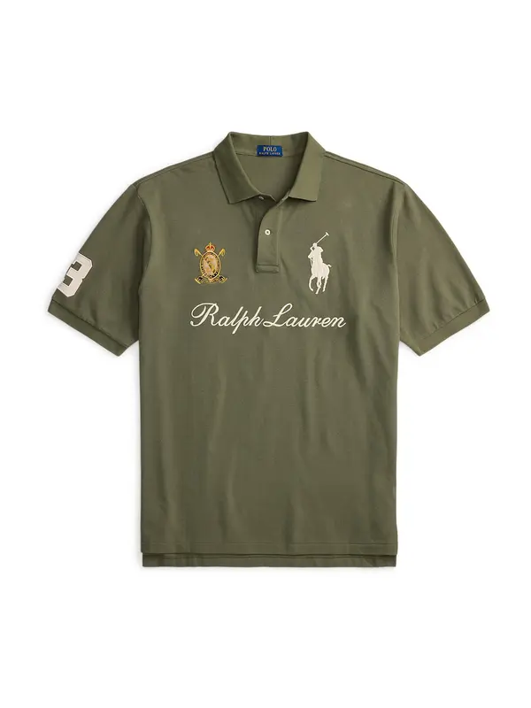 Polo Ralph Lauren Big & Tall Polo Ralph Lauren Big & Tall Majica  temno rumena / oliva / črna / bela