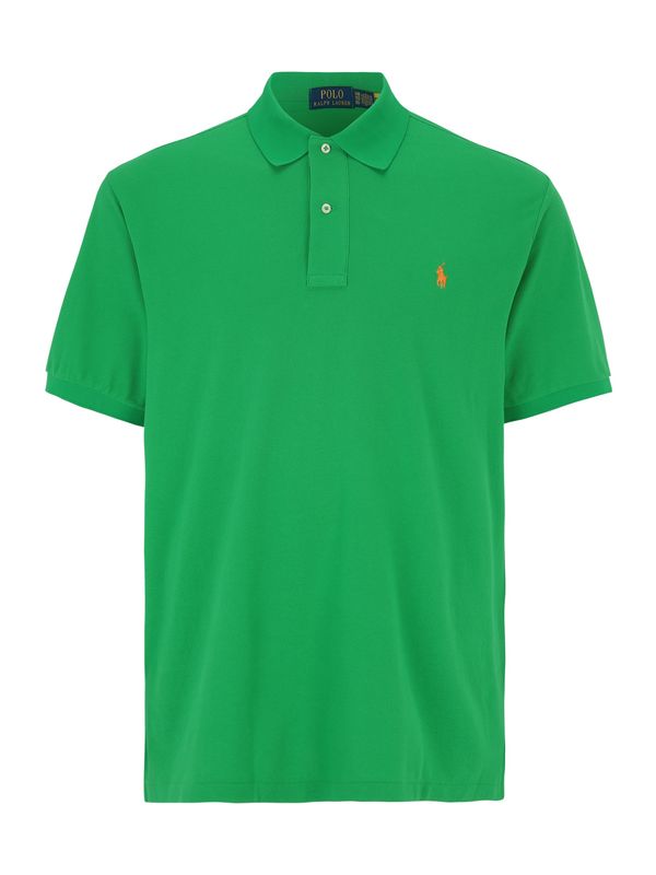 Polo Ralph Lauren Big & Tall Polo Ralph Lauren Big & Tall Majica  zelena / oranžna