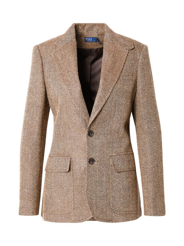 Polo Ralph Lauren Polo Ralph Lauren Blazer 'HERTIAGE'  ecru / temno rjava