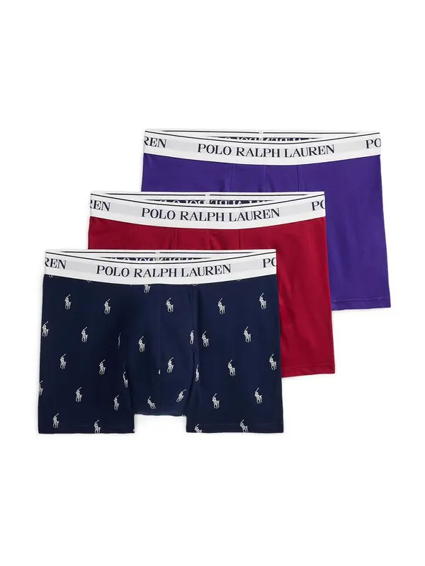 Polo Ralph Lauren Polo Ralph Lauren Boksarice 'CLASSIC'  mornarska / lila / rdeča / bela