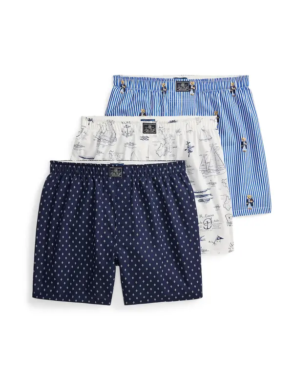 Polo Ralph Lauren Polo Ralph Lauren Boksarice  modra / mornarska / off-bela