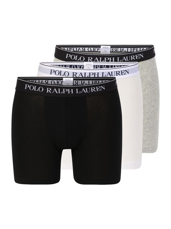 Polo Ralph Lauren Polo Ralph Lauren Boksarice  pegasto siva / črna / bela