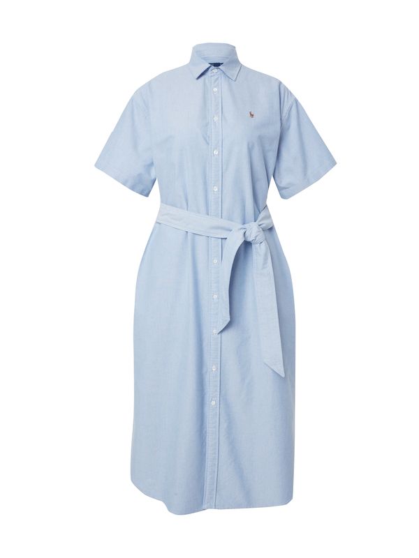 Polo Ralph Lauren Polo Ralph Lauren Dolga srajca  svetlo modra / rjava